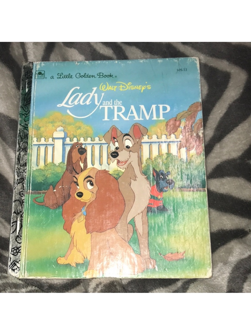 1991 A Little Golden Book Disney Lady and the Tramp book